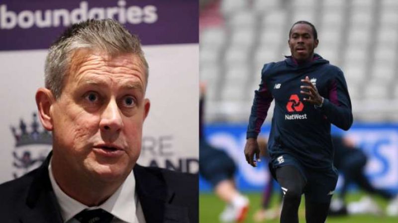 Ashley Giles and Jofra Archer