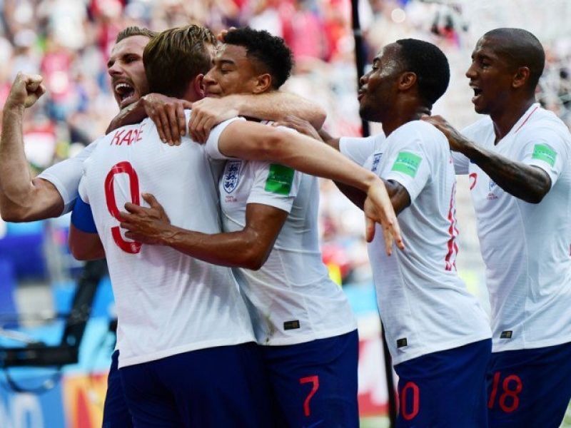 England recorded their biggest ever World Cup finals win