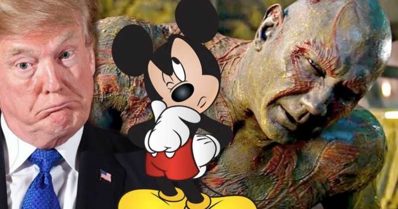 Dave Bautista compares Disney to Donald Trump