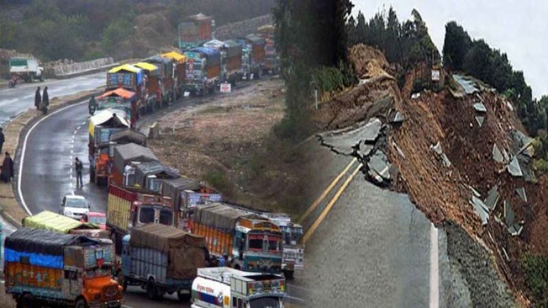landslides shut Jammu-Srinagar NH
