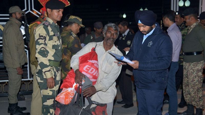 Pakistan Rangers handed over both these fishermen to the Border Security Force at Wagah border