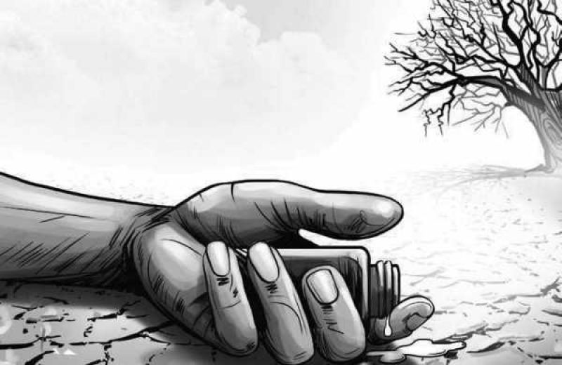 Garlic farmer committed suicide