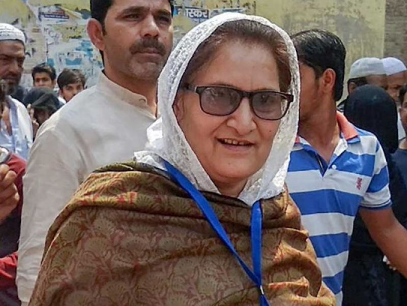 RLD's Tabassum Hasan, leading by over 49,000 votes