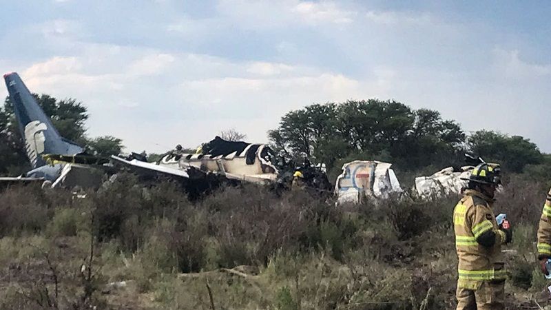 97 injured as Mexican plane crashes at airport