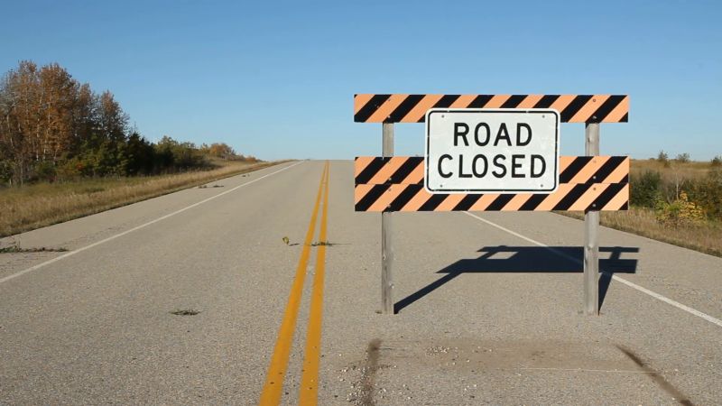 highway has been closed for traffic