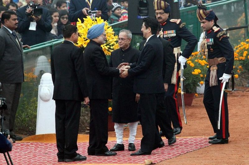 Japanese Prime Minister Shinzo Abe was the chief guest at the celebrations