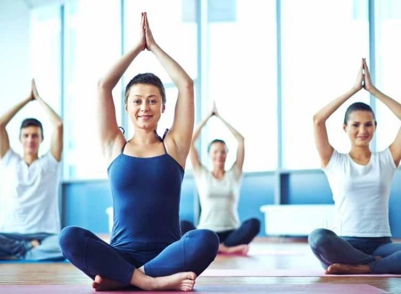 Yoga class