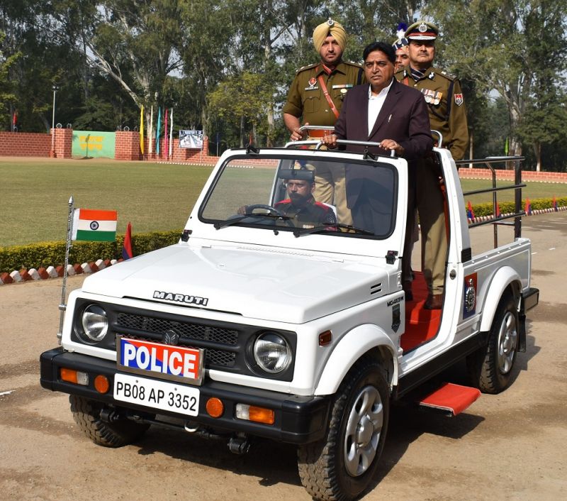 a passing out Parade of the Drill and Weapon handling course