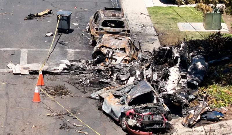 San Diego plane crash (Image Courtesy: New York Post)