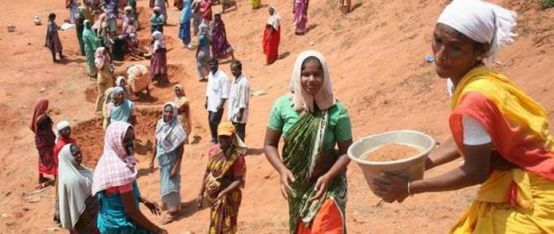 Government's rural employment guarantee scheme MNREGA