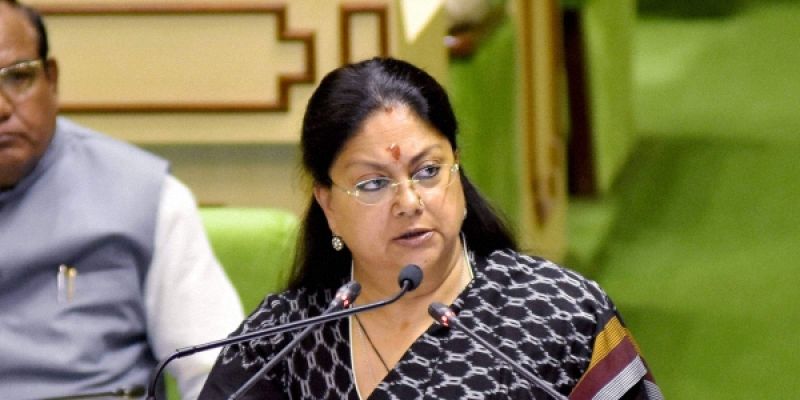 Chief Minister Vasundhara Raje