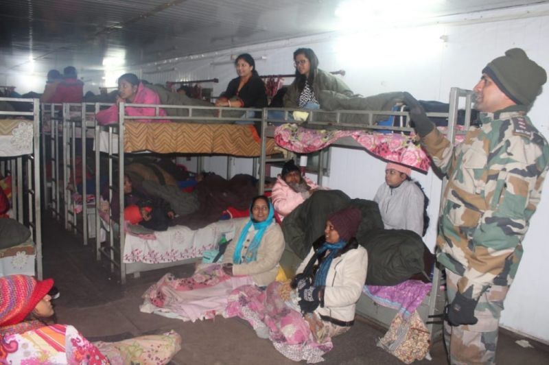stranded tourists rescued by Army