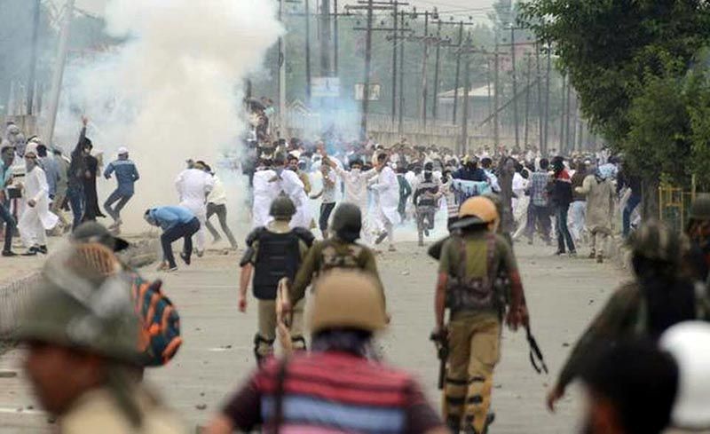 Clashes between protestors and law enforcing agencies 