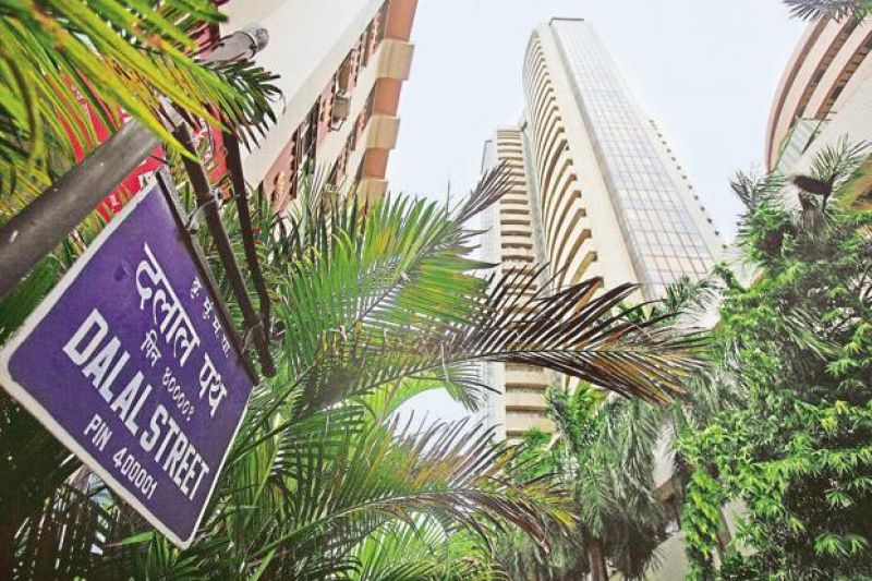 BSE Sensex was trading 79.80 points higher