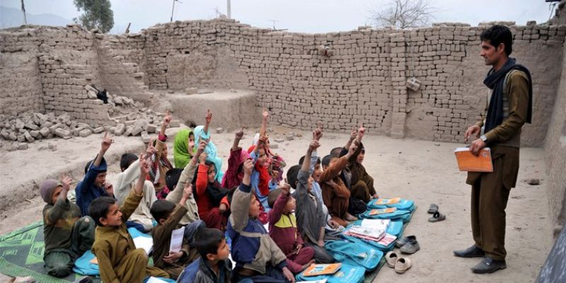 Children aged between seven  not at school