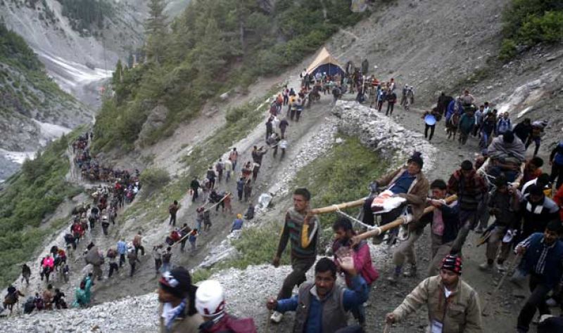 The Amarnath yatra resumed today from Jammu