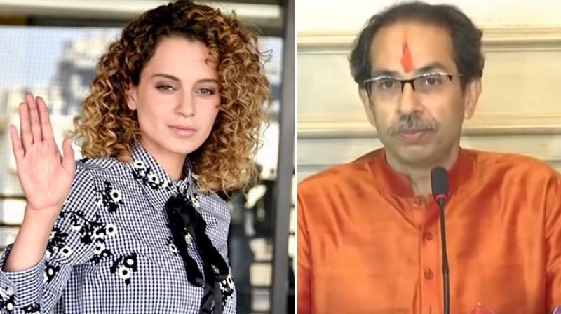 Kangana Ranaut and Uddhav Thackeray