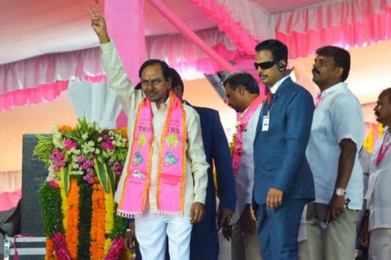 TRS boss had mounted a blistering attack on the Congress