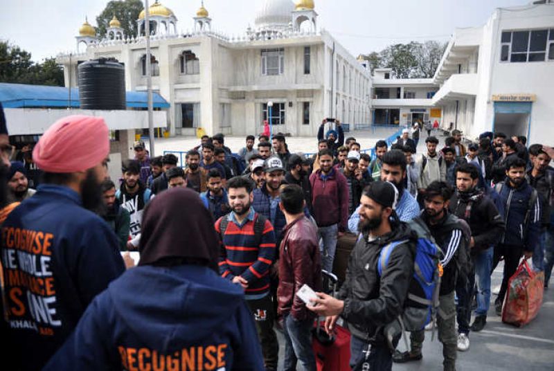 Gurdwaras in Mohali extended towards the harrowed Kashmiri students