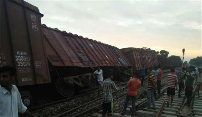 Top railway officials rushed to the spot to oversee restoration work