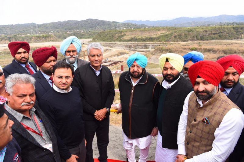 Capt Amarinder Redidicates Shahpur Kandi Dam Project