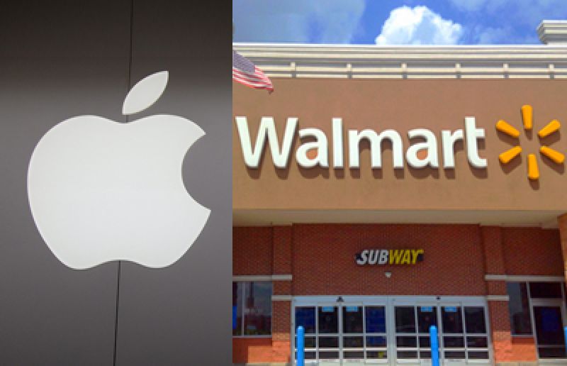 Apple and Walmart