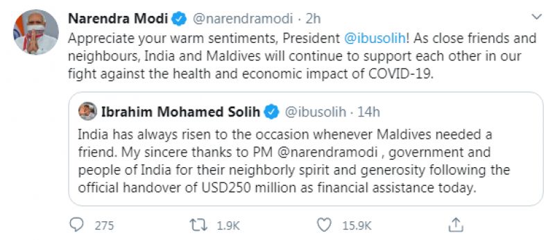 Narendra Modi tweet