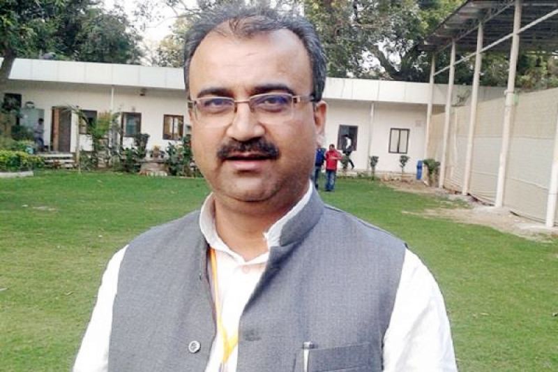 State Health Minister Mangal Pandey