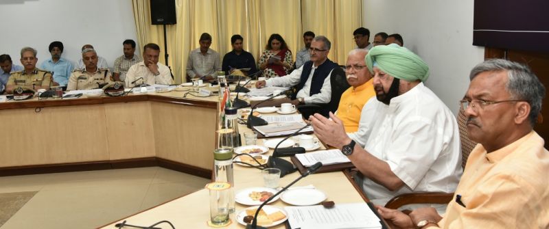 Capt Amarinder Singh meeting
