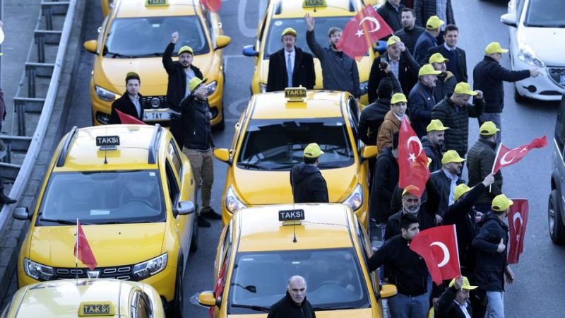 Intense pressure from Istanbul taxi drivers