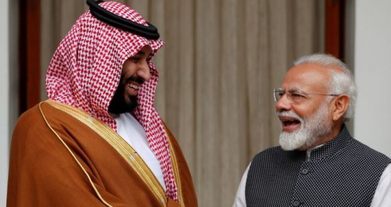 Saudi crown prince after talks with Modi