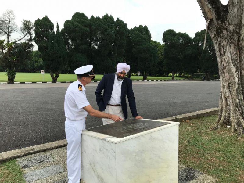 Visiting the Kranji War Memorial on September 5, 2018