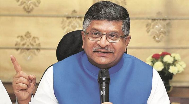 IT minister Ravi Shankar Prasad 