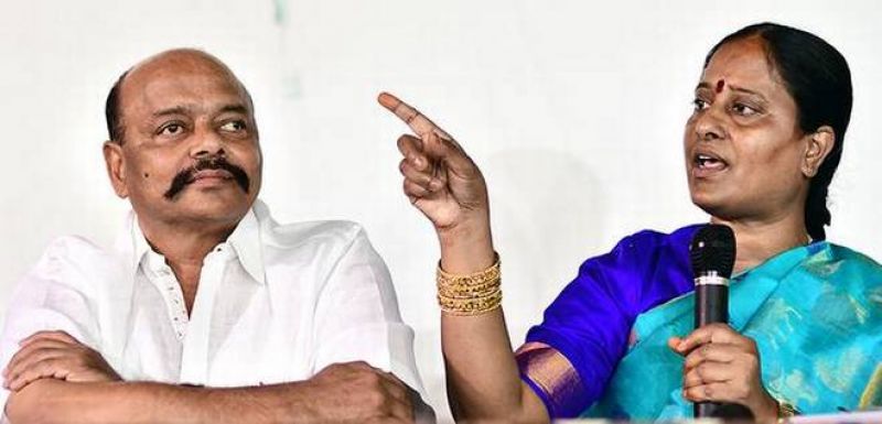 Konda Surekha and her husband MLC Konda Muralidhar Rao joined the Congress