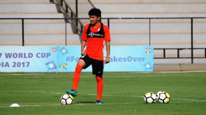 Anirudh Thapa, who plays as a central midfielder