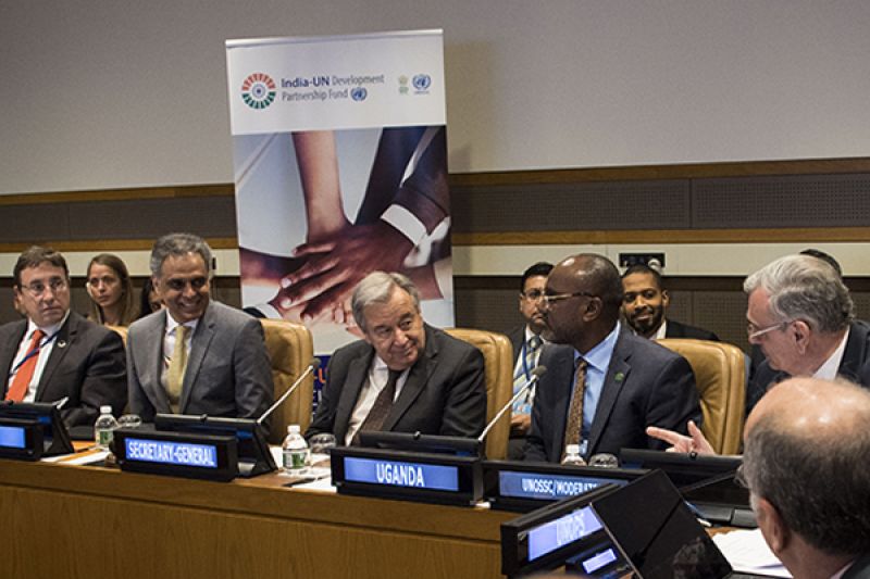  First Anniversary Commemoration of the India-UN Development Partnership Fund