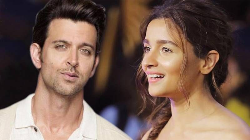 Alia Bhatt and Hrithik Roshan