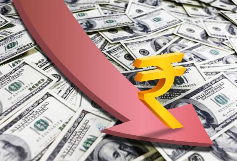 Declining rupee