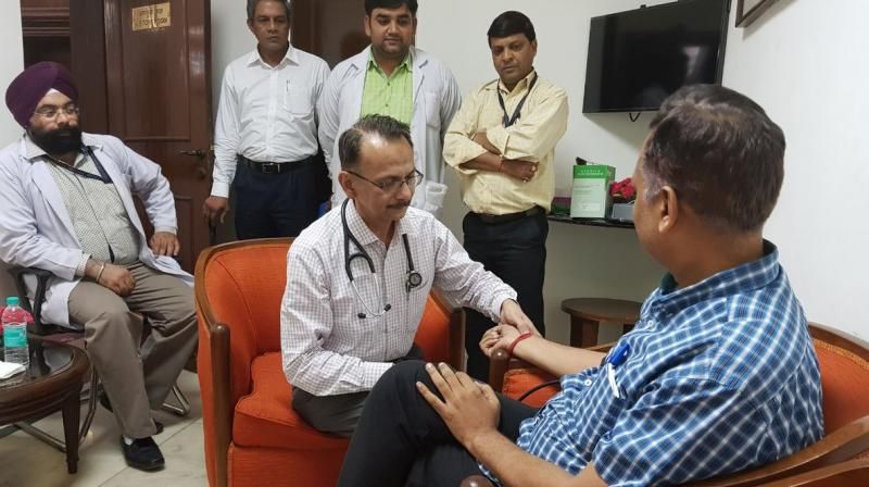 Satyendar Jain's sugar level dropped to nearly half of the normal