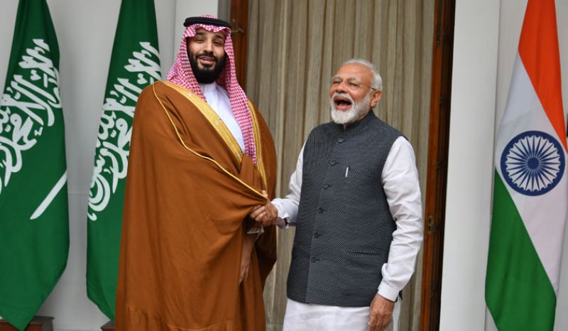 Saudi crown prince after talks with Modi