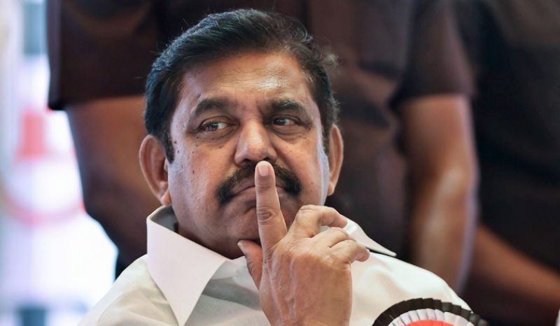 Chief Minister K Palaniswami