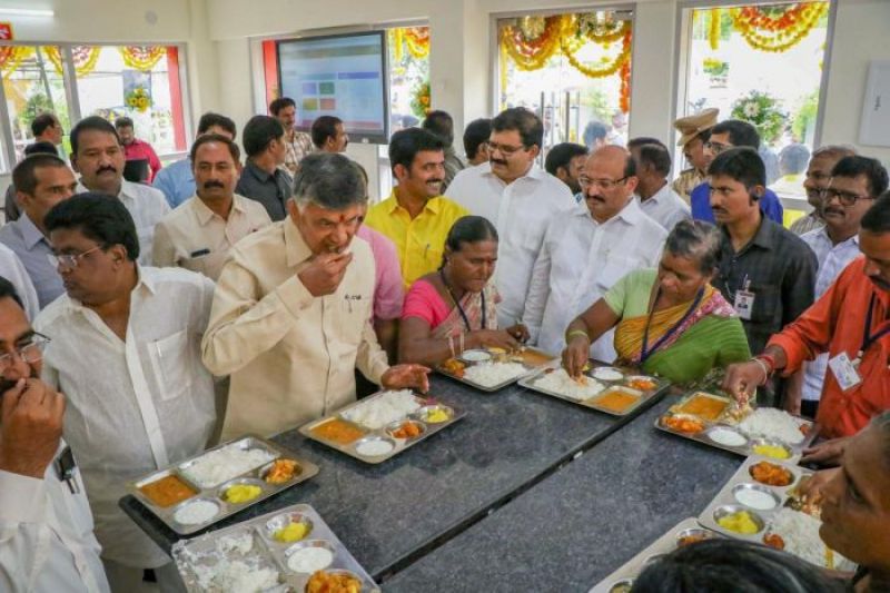 Andhra Pradesh govt launches 'Anna Canteens'