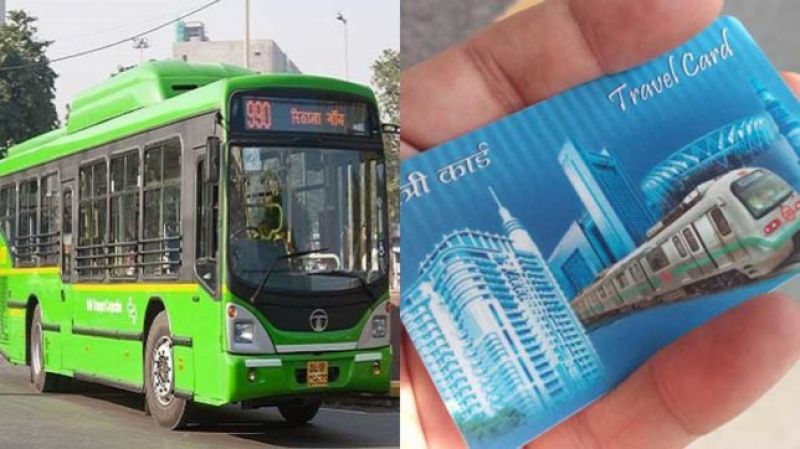 Delhi Metro card valid for travel in DTC buses