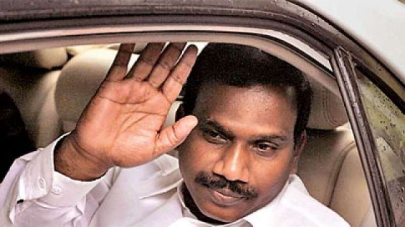 Former union minister A Raja