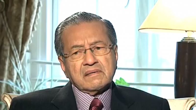 Malaysian Prime Minister Mahathir Mohamad