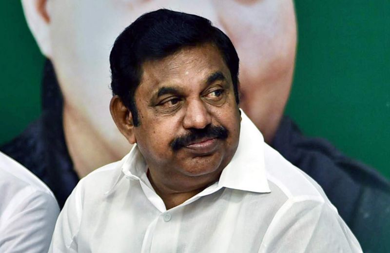 Chief Minister K Palaniswami