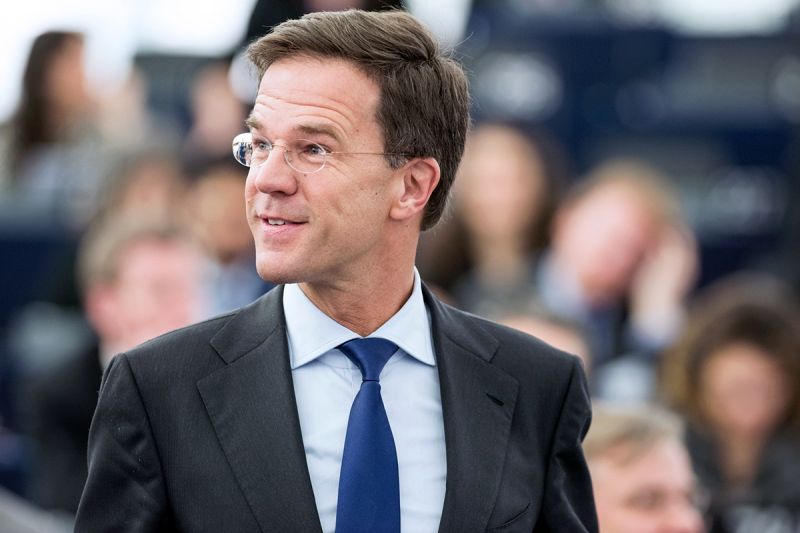 Netherlands' Prime Minister Mark Rutte