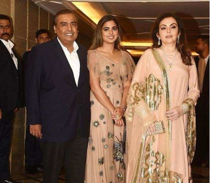 Industrialist Mukesh Ambani and his wife Nita too joined the festivities