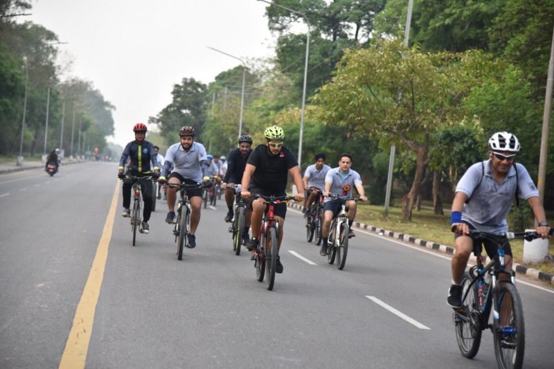 Indian Oil organized ‘Cyclothon’ 