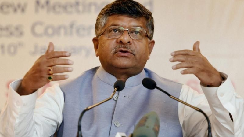 Union minister Ravi Shankar Prasad